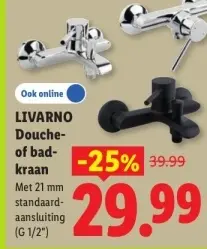Aanbieding: Douche- of badkraan
