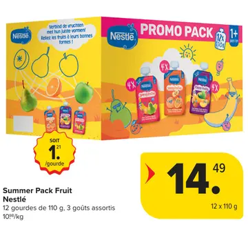 Offre: Summer Pack Fruit
