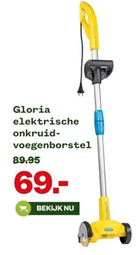 Aanbieding: Gloria elektrische onkruid- voegenborstel