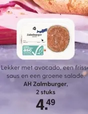 Aanbieding: AH Zalmburger