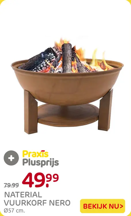 Aanbieding: Naterial Vuurkorf nero