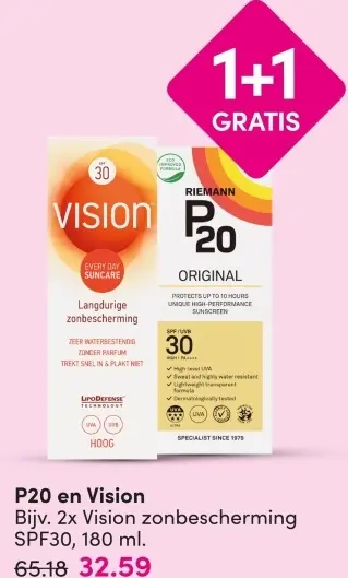 Aanbieding: P20 en Vision