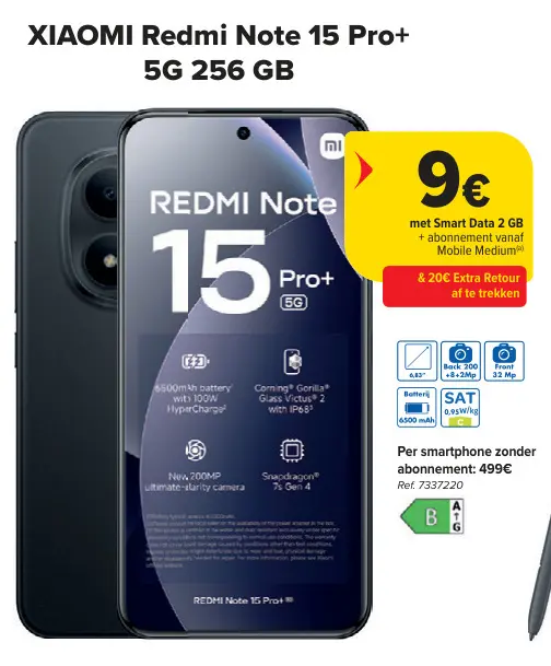 Promotie: Redmi Note 15 Pro+ 5G 256 GB