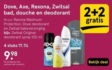 Aanbieding: Bad, douche en deodorant