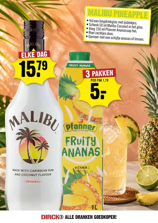 Aanbieding: Malibu Cocos Rum 70 cl