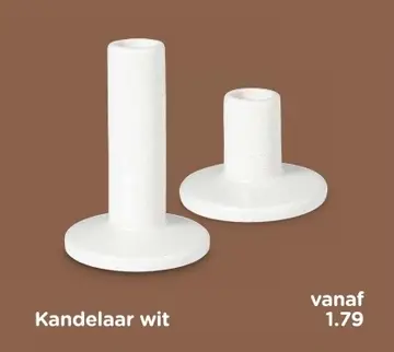 Aanbieding: Kandelaar wit