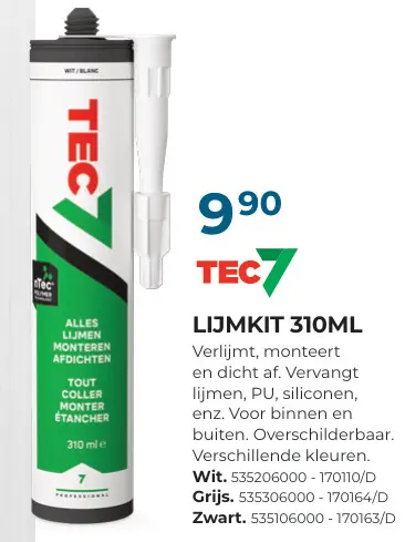 Promotie: Lijmkit 310ml