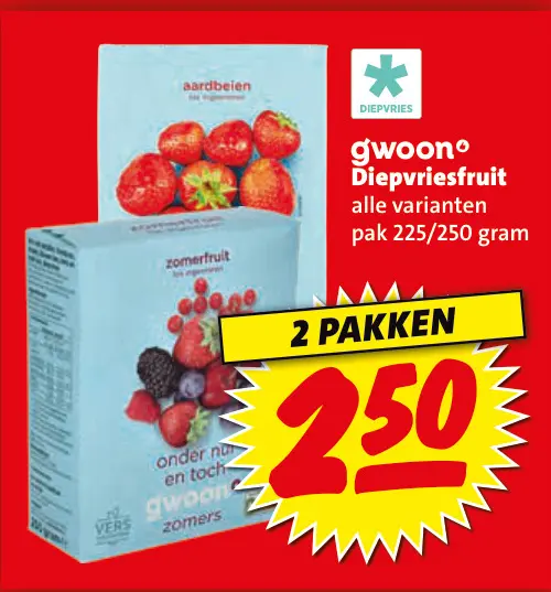 Aanbieding: Diepvriesfruit