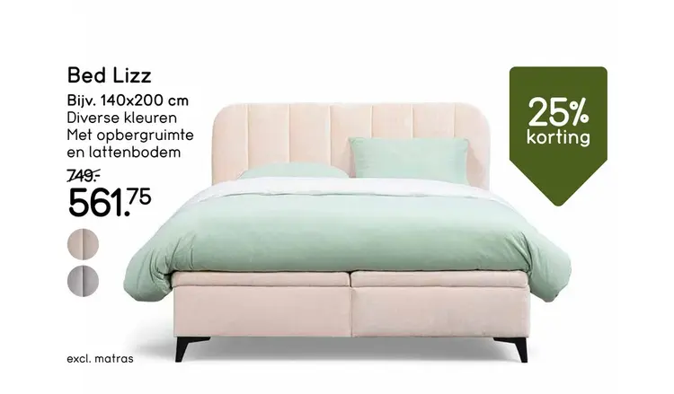 Promotie: Bed Lizz