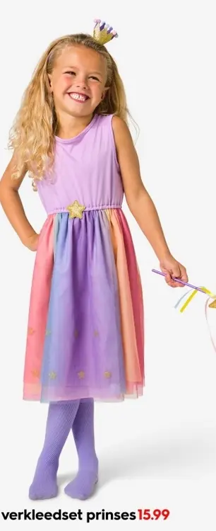 Aanbieding: verkleedset prinses