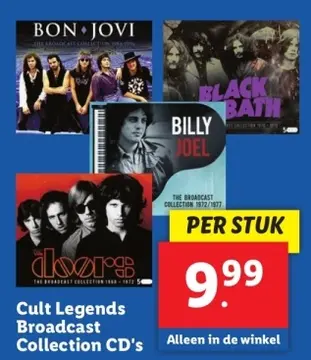 Aanbieding: Cult Legends Broadcast Collection CD's