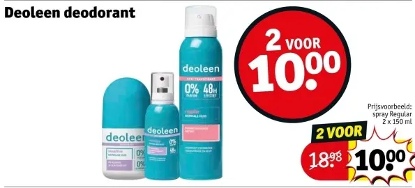 Aanbieding: Deoleen deodorant