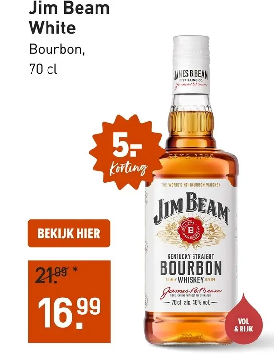 Aanbieding: Jim Beam White
