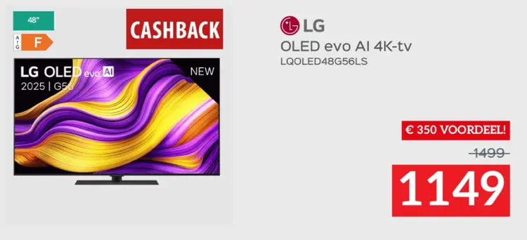 Promotie: OLED evo AI 4K-tv