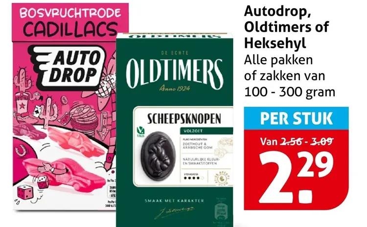 Aanbieding: Autodrop, Oldtimers of Heksehyl