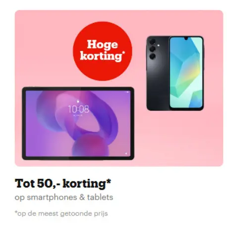 Promotie: smartphones & tablets