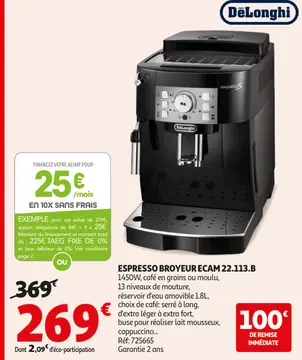 Aanbieding: Espresso broyeur ecam 22.113.b
