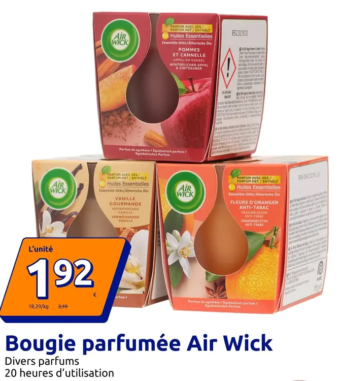 Offre: Bougie parfumée Air Wick