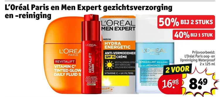 Aanbieding: Gezichtsverzorging en -reiniging