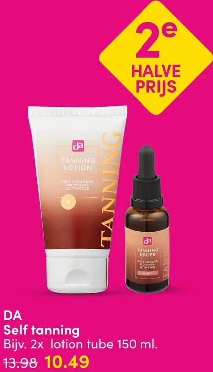 Aanbieding: Self tanning