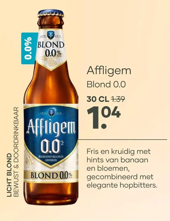 Aanbieding: Affligem Blond