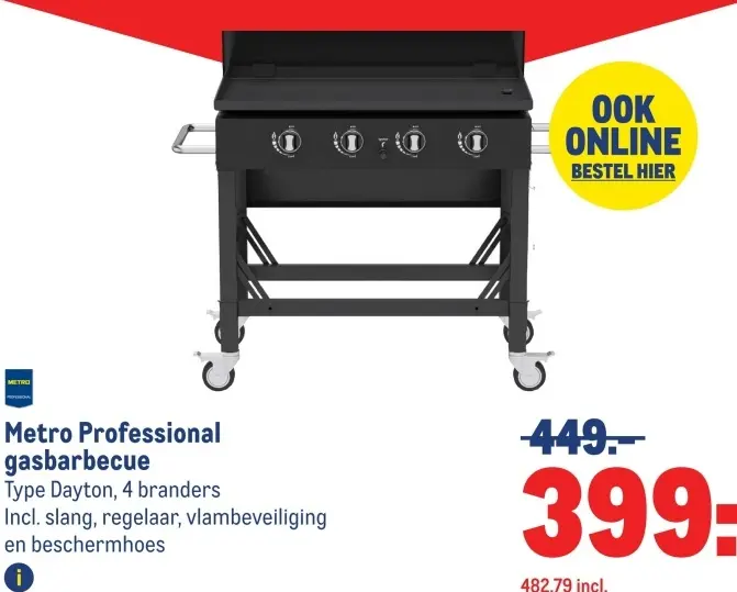 Aanbieding: gasbarbecue