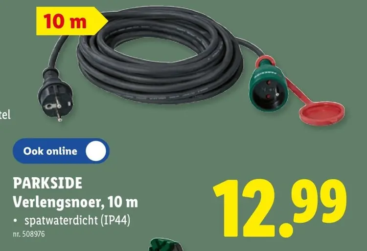 Promotie: Verlengsnoer