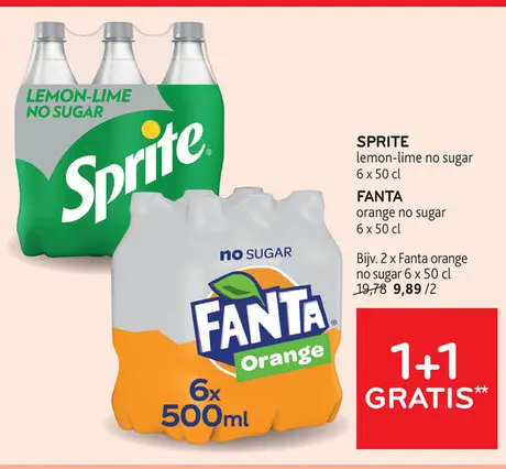 Aanbieding: Sprite / Fanta