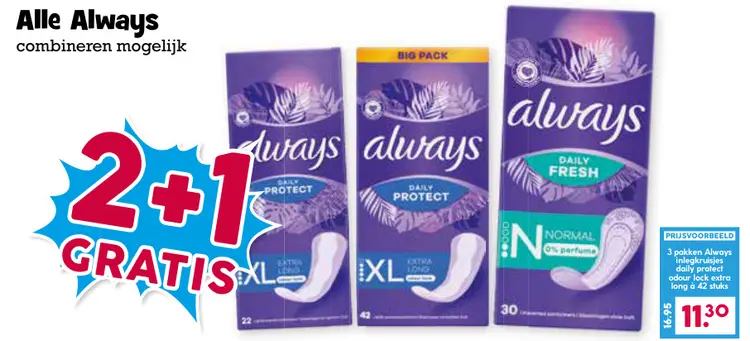 Aanbieding: Alle Always