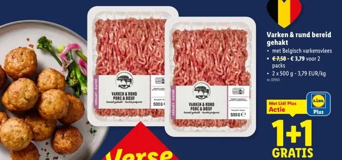 Promotie: Varken & rund bereid gehakt