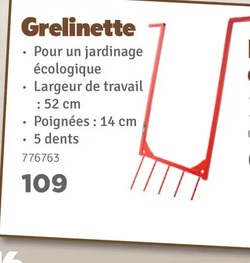 Offre: Grelinette