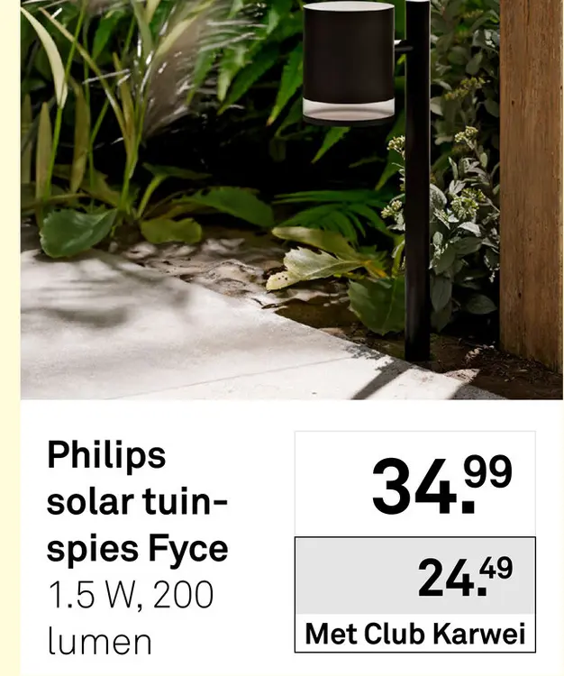 Aanbieding: Solar tuin-spies Fyce