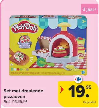 Promotie: Set met draaiende pizzaoven