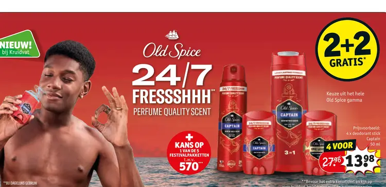 Promotie: deodorant stick Captain