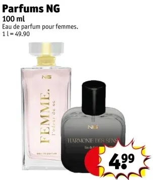 Offre: Parfums NG