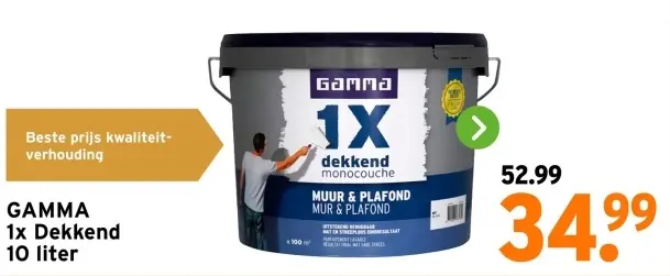 Aanbieding: 1x Dekkend