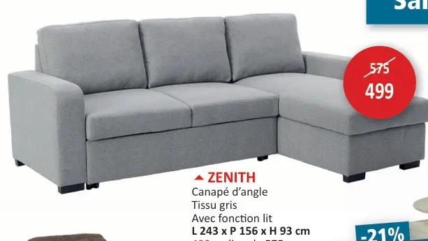 Offre: Canapé d'angle