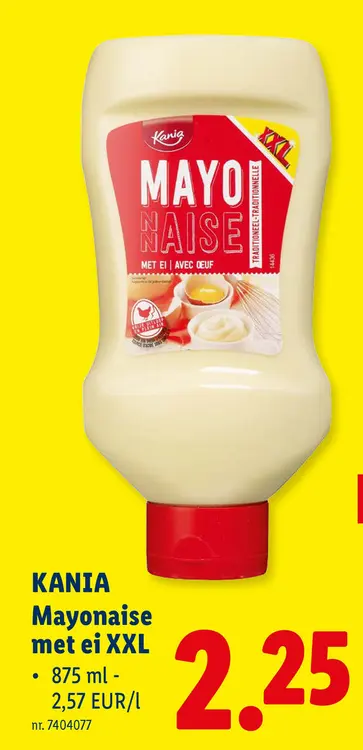 Promotie: Mayonaise met ei XXL