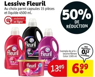 Offre: Lessive Fleuril