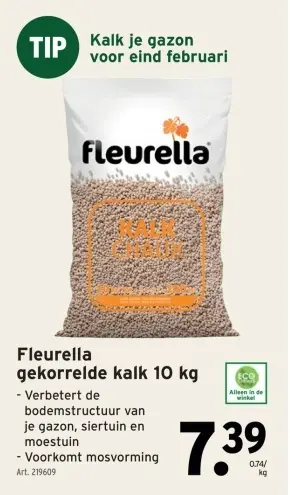 Promotie: gekorrelde kalk 10 kg