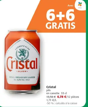 Offre: Cristal pils