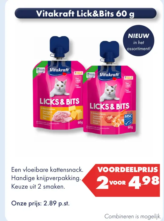 Aanbieding: Lick&Bits 60 g
