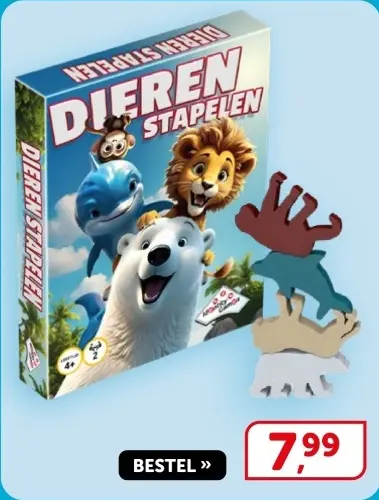 Aanbieding: Dieren stapelen