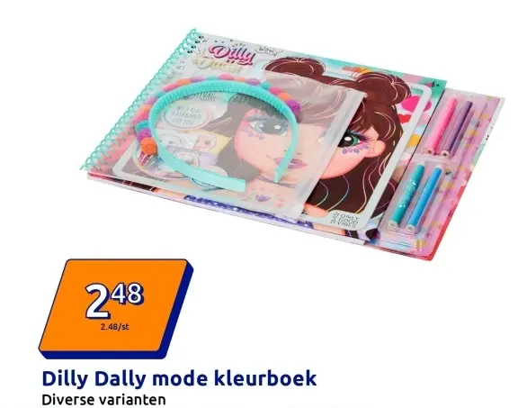 Promotie: Dilly Dally mode kleurboek