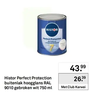 Aanbieding: Histor Perfect Protection buitenlak hoogglans