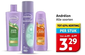 Aanbieding: Andrélon Alle soorten