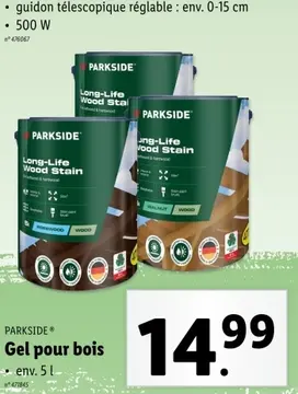 Offre: Gel pour bois