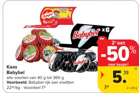 Promotie: Kaas Babybel