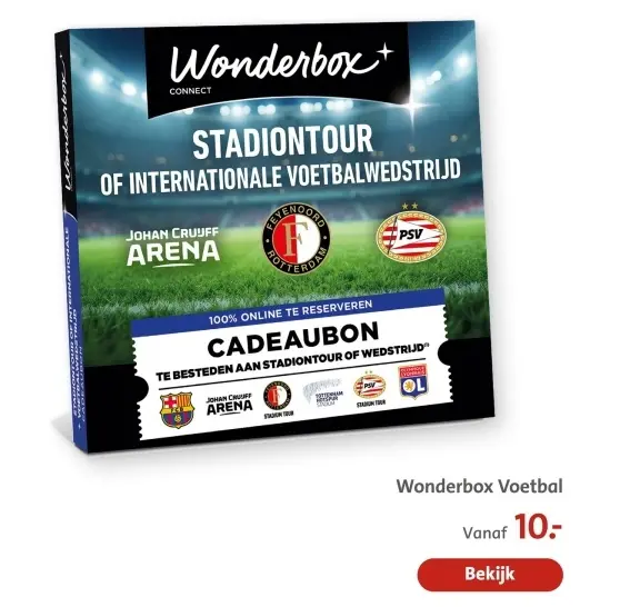 Aanbieding: Wonderbox Voetbal