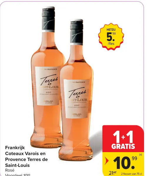 Promotie: Coteaux Varois en Provence Terres de Saint-Lo